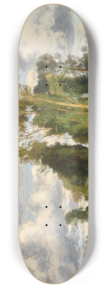 Eugen Jettel - Weidende Khe 8.25 inch art skate deck