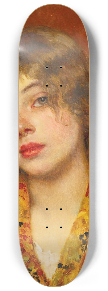 Eugen von Blaas - Gypsy Girl 8.25 inch art skate deck