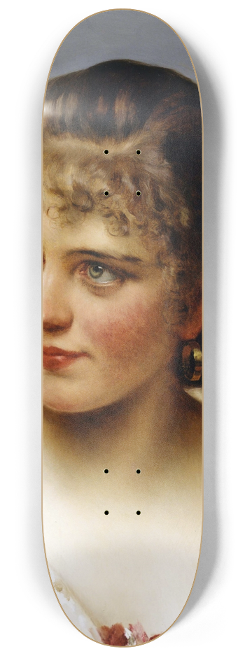 Eugen von Blaas - Innocence 8.25 inch art skate deck