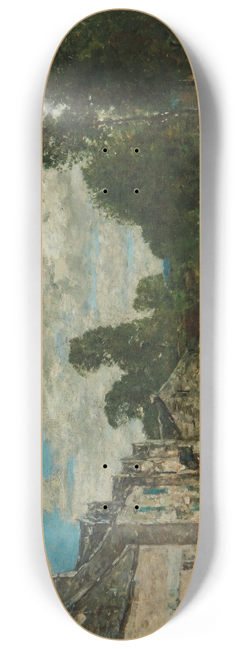 Eugne Boudin - Foire en Bretagne 8.25 inch art skate deck