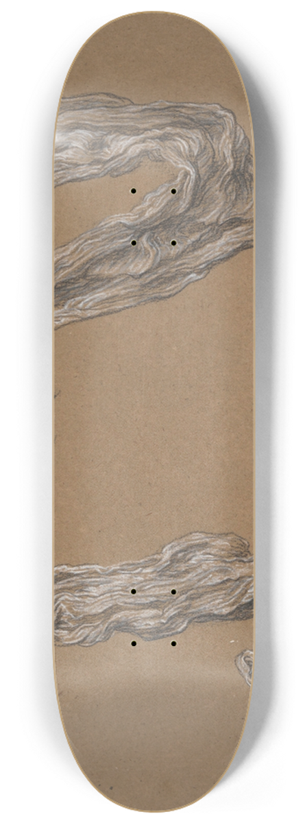 Frederic Leighton - Sketch for drapery in Greek Girls Playing at Ball 8.25 inch art skate deck