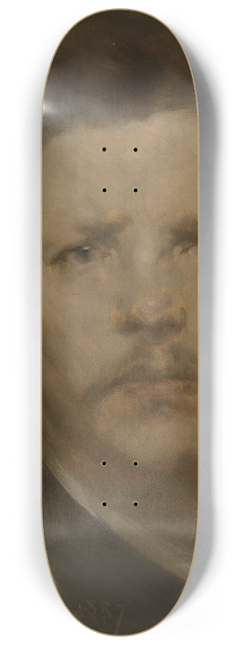 Eugne Carriere - Self-portrait, Eugne Carrire 8.25 inch art skate deck