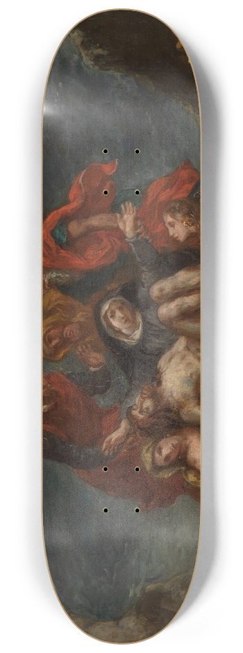 Eugne Delacroix - Beweinung Christi 8.25 inch art skate deck