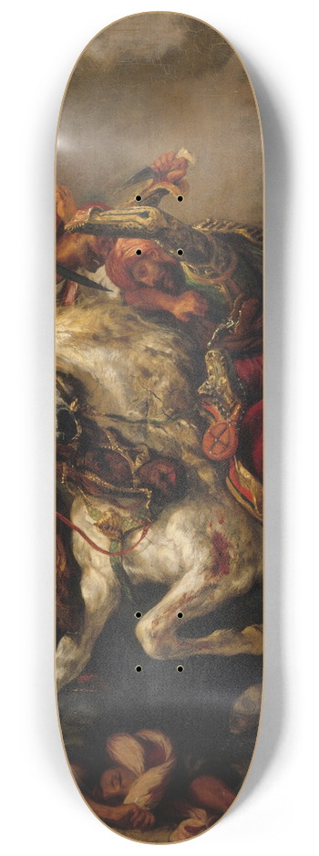 Eugne Delacroix - Le Combat du Giaour et du Pacha 8.25 inch art skate deck
