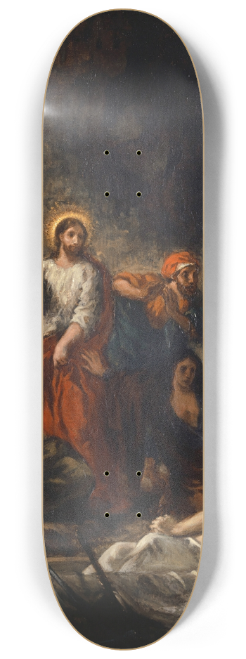 Eugne Delacroix - The Raising Of Lazarus 8.25 inch art skate deck
