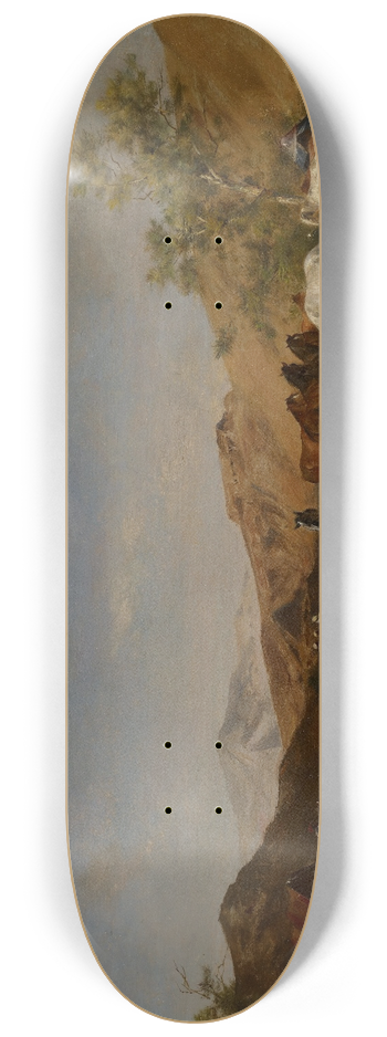 Eugne Fromentin - An Arabian Camp 8.25 inch art skate deck