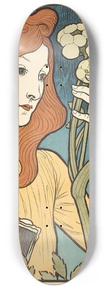 Eugne Grasset - Salon des Cent 8.25 inch art skate deck