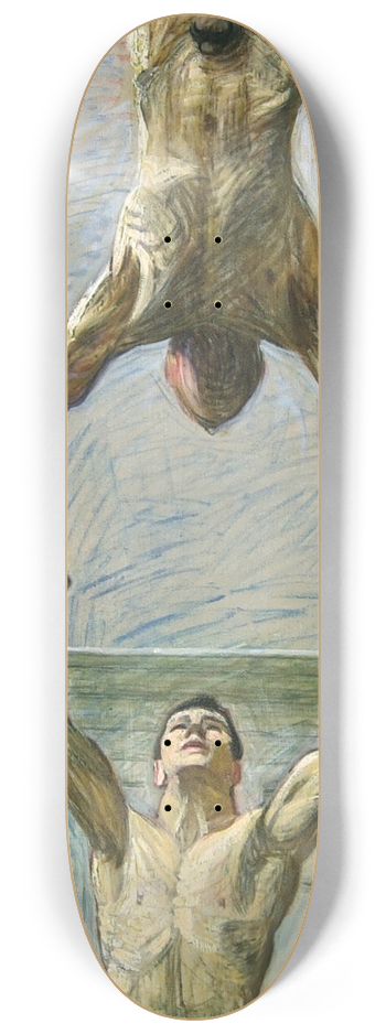 Eugne Jansson - Acrobats 8.25 inch art skate deck
