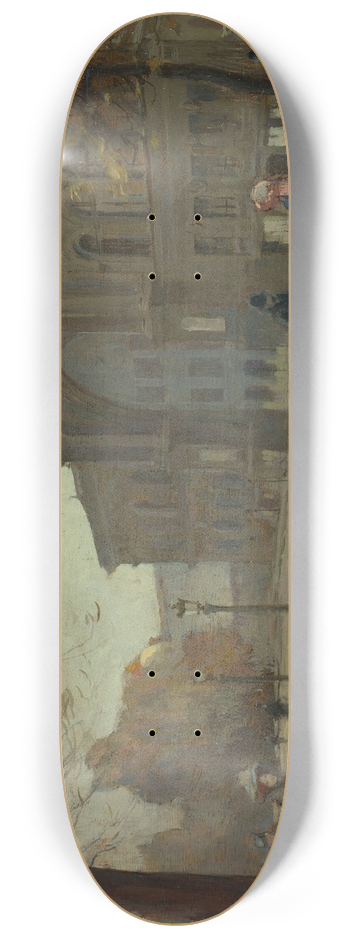 Eugne Trigoulet - Le Palais de lindustrie 8.25 inch art skate deck