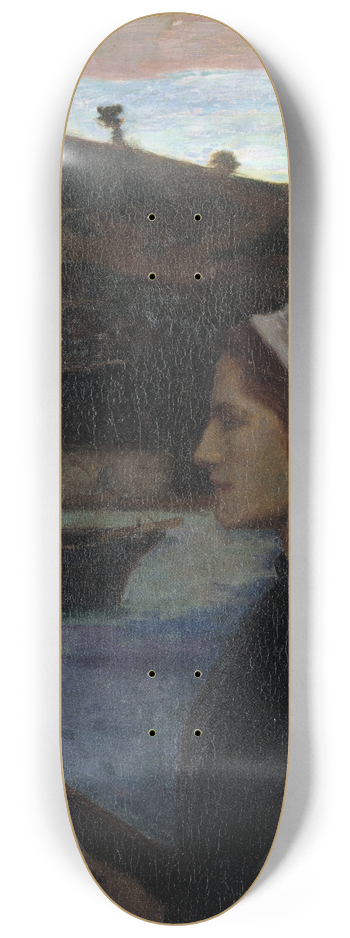 Eugne Vail - A Breton Sunday 8.25 inch art skate deck