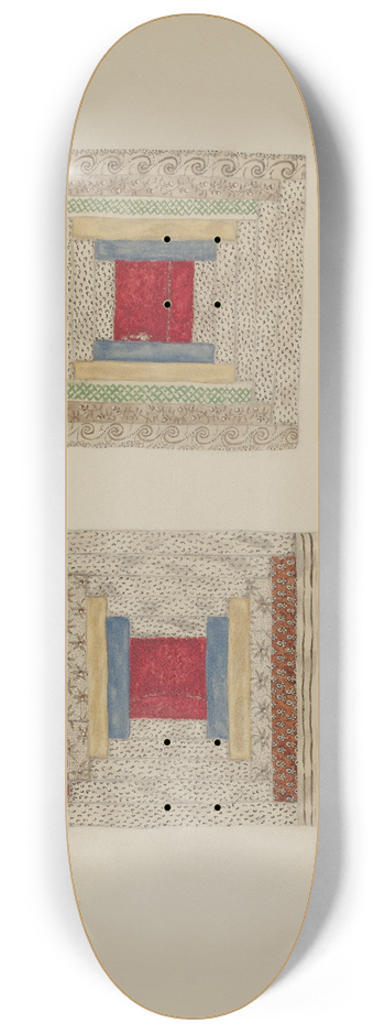 Eva Wilson - Quilt 8.25 inch art skate deck
