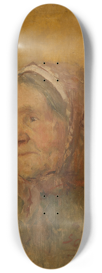 Evert Larock - Ann old woman 8.25 inch art skate deck