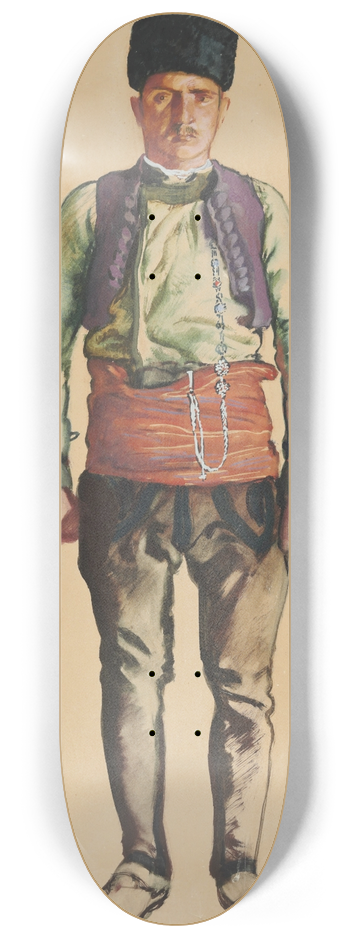 Evgeny Lanceray - Rumelian Turk 8.25 inch art skate deck