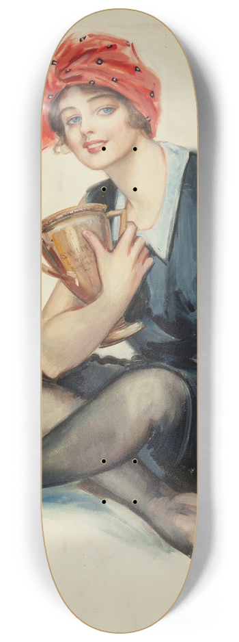 F. Earl Christy - Swimming 8.25 inch art skate deck