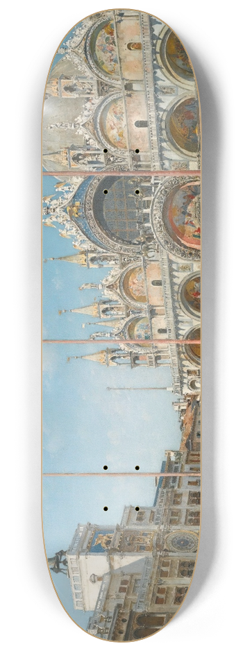 Federico del Campo - Saint Marks Square, Venice 8.25 inch art skate deck