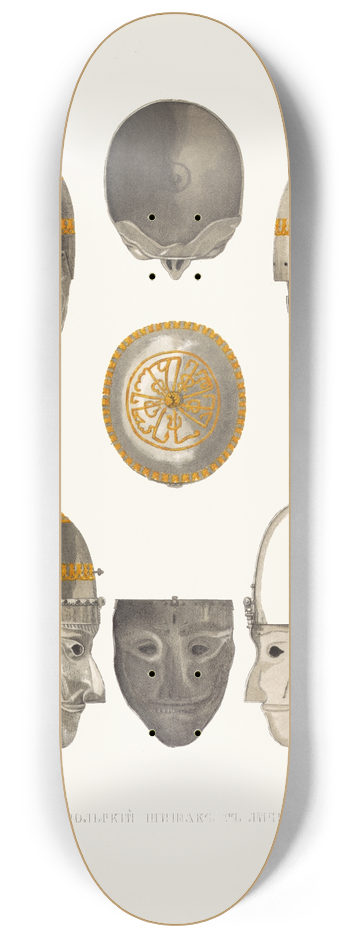 Fedor Grigoryevich Solntsev - Mongolskii shishak s lichinoiu 8.25 inch art skate deck