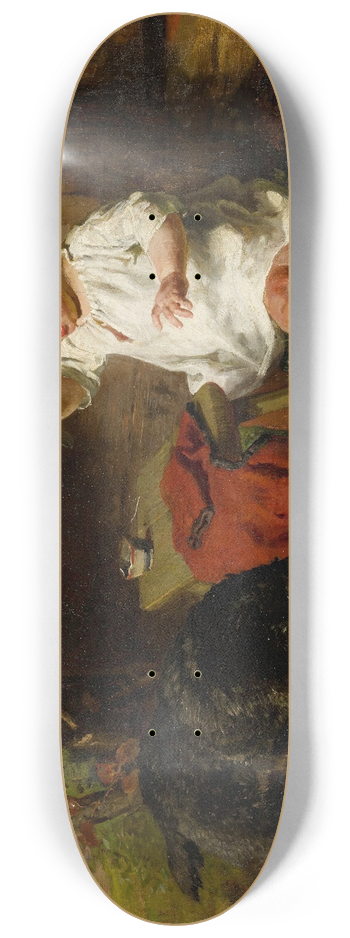 Felix Schlesinger - A Shared Meal 8.25 inch art skate deck