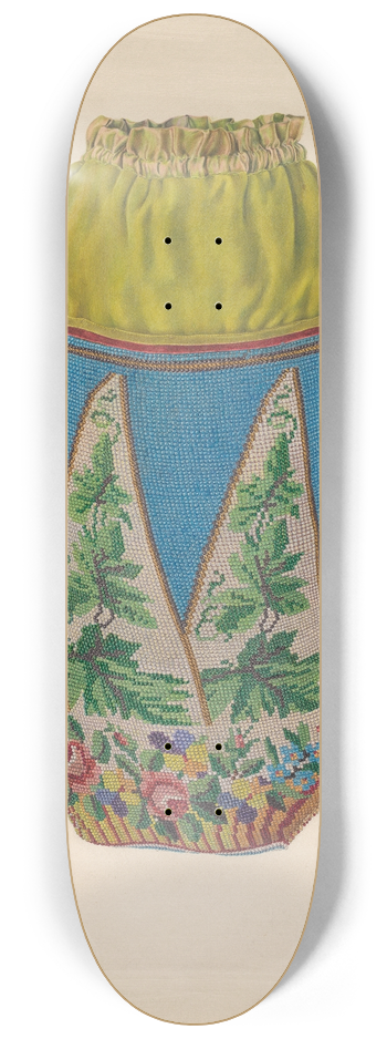 Ferdinand Badin - Beaded Handbag 8.25 inch art skate deck
