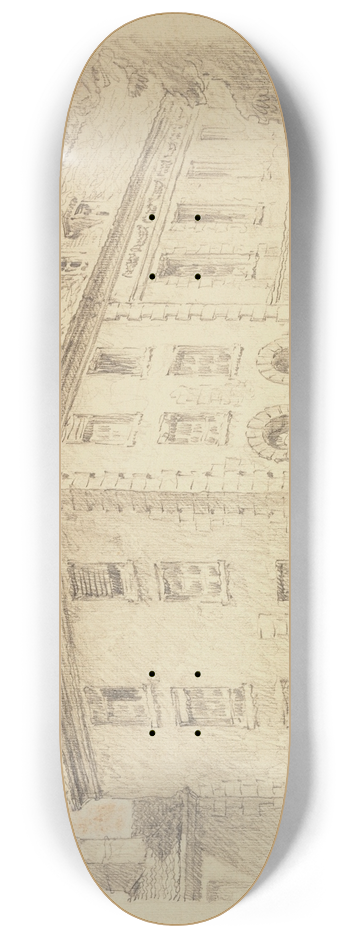 Ferdinand Boberg - Le pavillon Colbert aux Gobelins 8.25 inch art skate deck