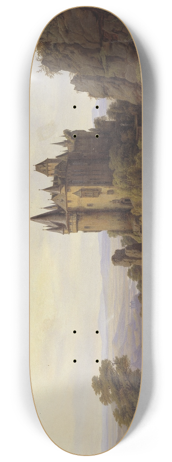 Frederik Sdring - Slottet Bresheim ved Eifelfloden 8.25 inch art skate deck