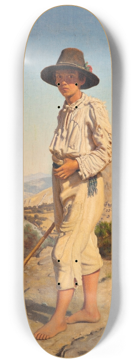 Frederik Vermehren - An Italian shepherd boy 8.25 inch art skate deck