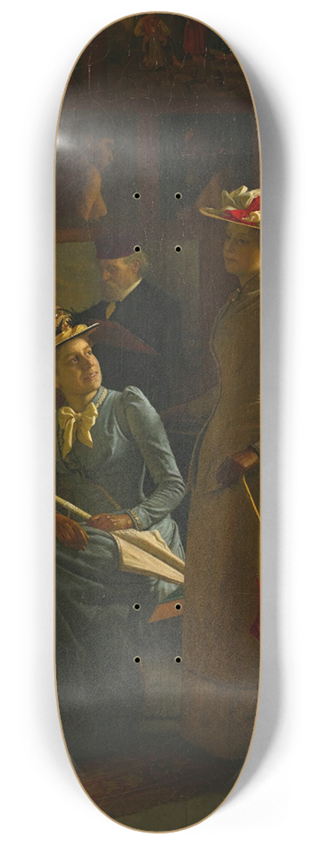 Frederik Vermehren - In The Artists Studio 8.25 inch art skate deck