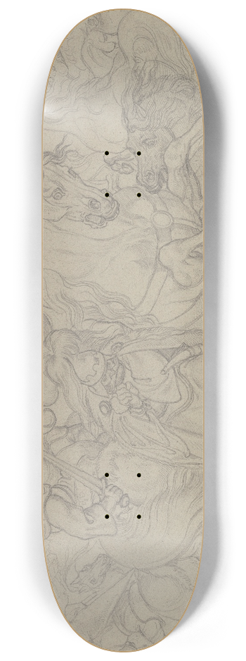 Ferdinand Fellner - Equestrian combat 8.25 inch art skate deck