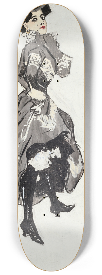 Ferdinand Freiherr von Reznicek - Colombine 8.25 inch art skate deck