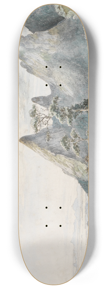 Ferdinand Keller - Blick zum Orgelgebirge 8.25 inch art skate deck