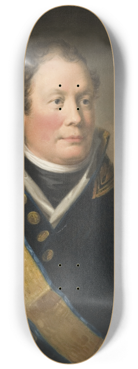 Fredric Westin - Georg Adlersparre, 1760-1835, Count, Major General, Cabinet Minister 8.25 inch art skate deck