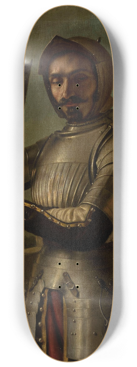 Aleksander Lesser - Knight in armour 8.25 inch art skate deck