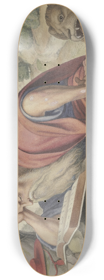 Ferdinand Olivier - Der Heilige Hieronymus in einer Landschaft, lesend 8.25 inch art skate deck