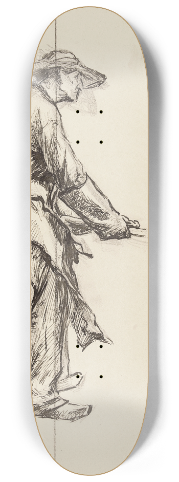 Fernand Cormon - Ouvrier 8.25 inch art skate deck