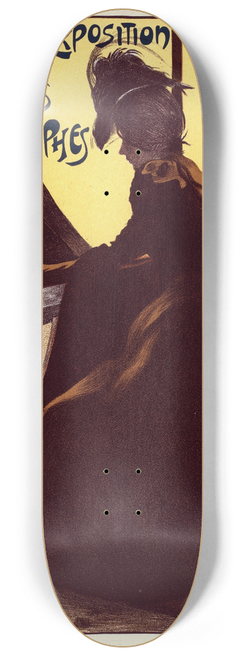 Fernand Louis Gottlob - 2e Exposition Des Peintres-Lithographes 8.25 inch art skate deck