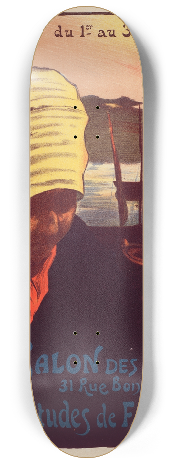 Fernand Louis Gottlob - Salon des Cent 8.25 inch art skate deck