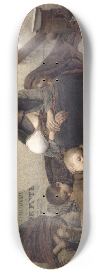 Fernand Pelez - Sans asile 8.25 inch art skate deck