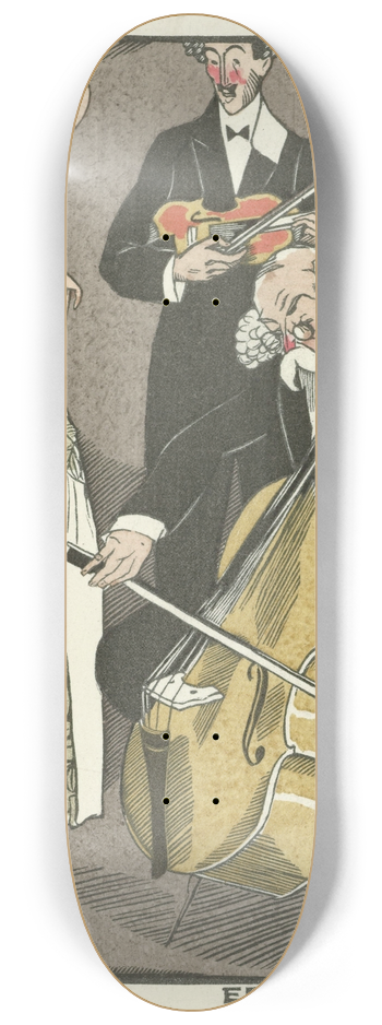 Fernand Simon - O Maitre el Relicario ; Robe de dners garnie de ruban 8.25 inch art skate deck