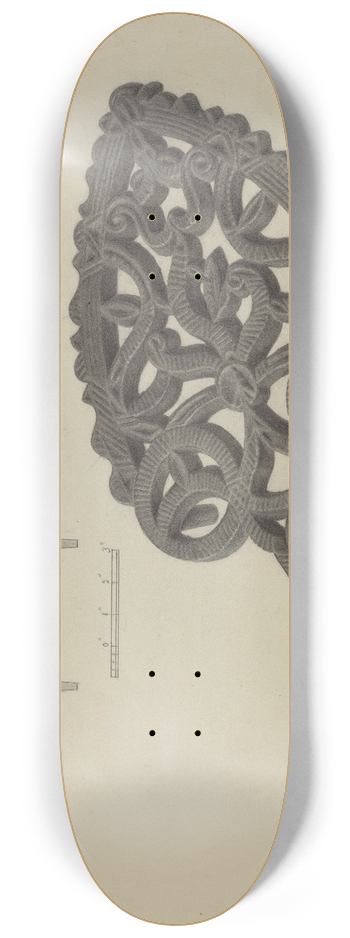 Filippo Porreca - Pa. German Flat-iron Holder 8.25 inch art skate deck