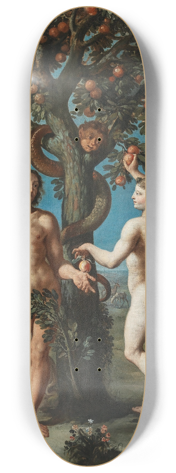Flemish School - The Temptation 8.25 inch art skate deck
