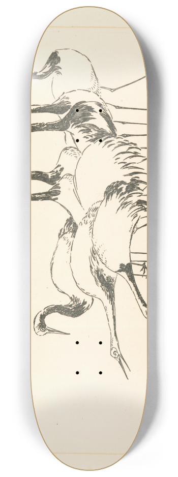 Flix Bracquemond - Bande de grues. 8.25 inch art skate deck