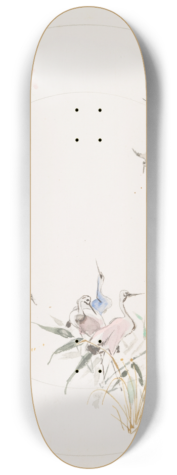 Flix Bracquemond - La lune. 8.25 inch art skate deck