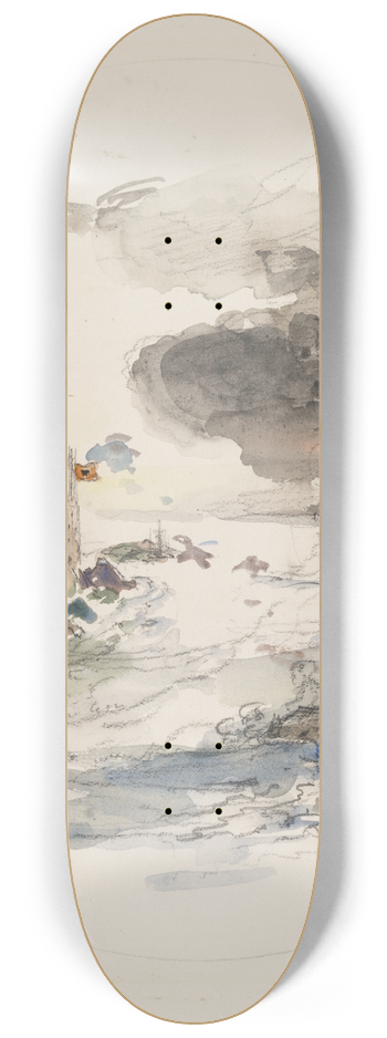 Flix Bracquemond - Le smaphore 8.25 inch art skate deck