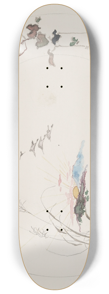 Flix Bracquemond - Plein soleil 8.25 inch art skate deck