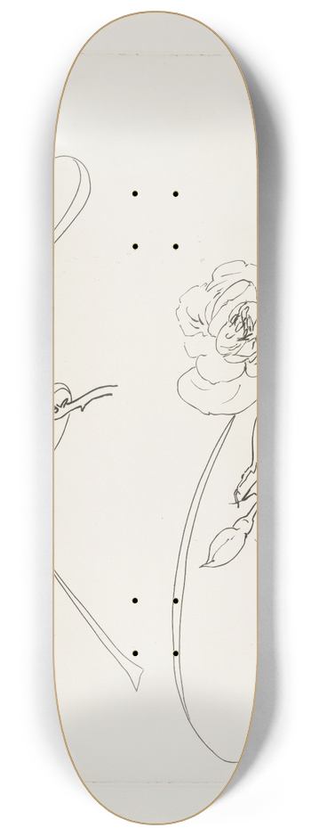 Flix Bracquemond - Soupire ovale. 8.25 inch art skate deck