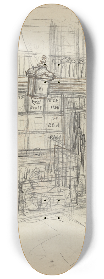 Flix Hilaire Buhot - Ebury Street 8.25 inch art skate deck