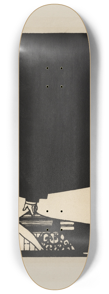Flix Vallotton - Money (Intimacies V) 8.25 inch art skate deck