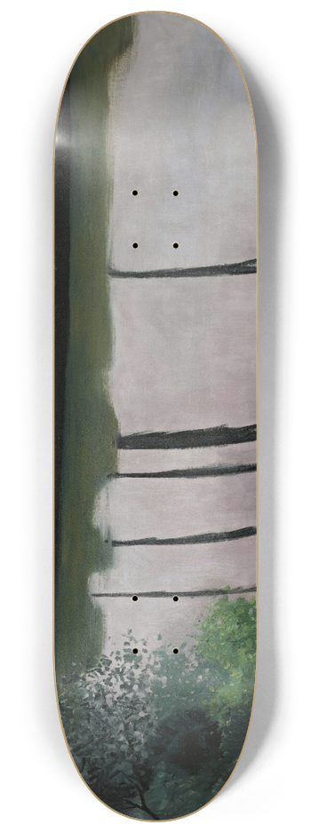 Flix Vallotton - The Dordogne In Vitrac 8.25 inch art skate deck