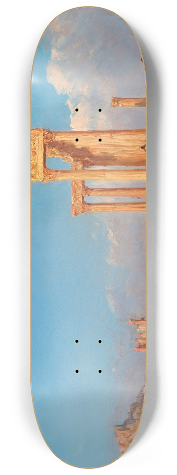 Flix Ziem - Ruins, Palmyra 8.25 inch art skate deck