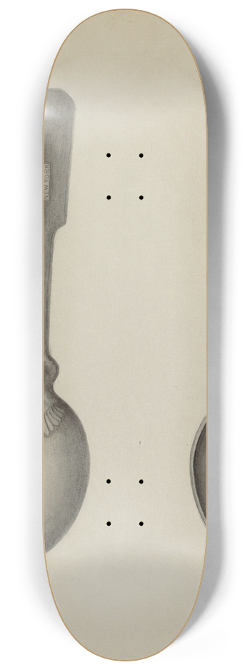 Florence Stevenson - Silver Spoon 8.25 inch art skate deck