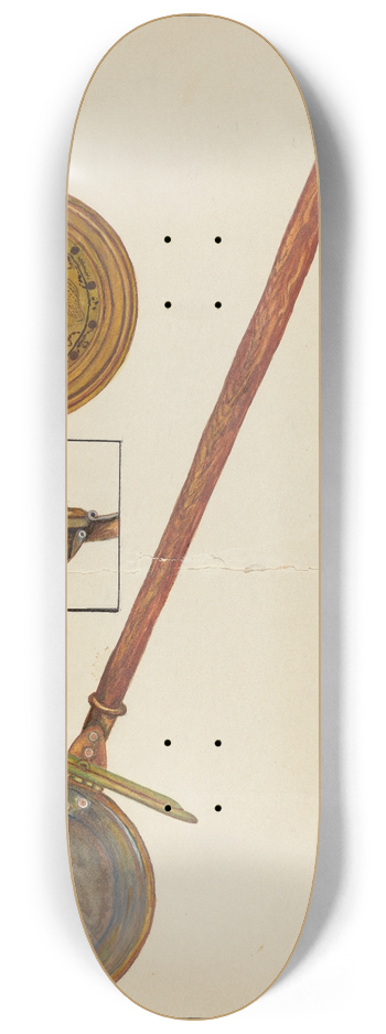 Florence Stevenson - Warming Pan 8.25 inch art skate deck